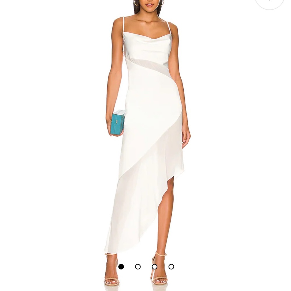 NEW S NBD Delfino Slip Dress in Ivory